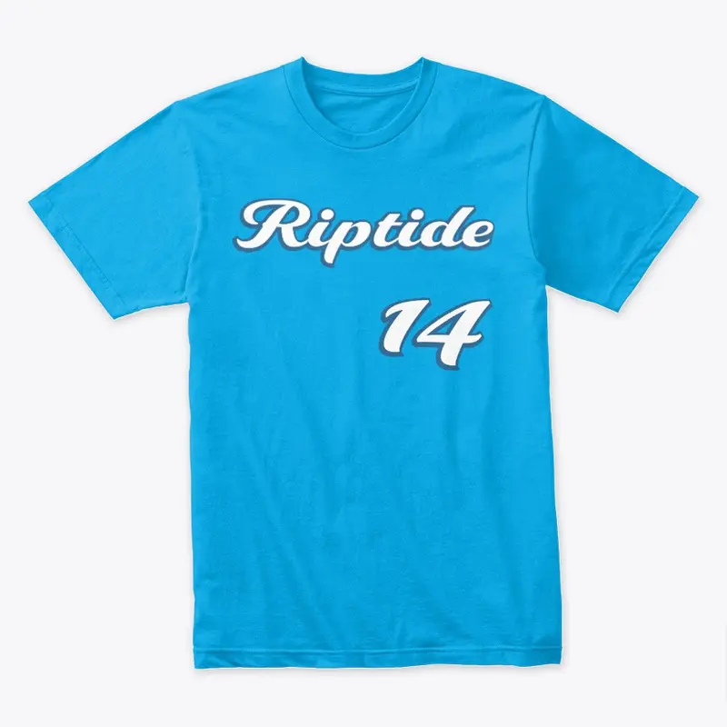 Coral Blue Riptide jersey #14