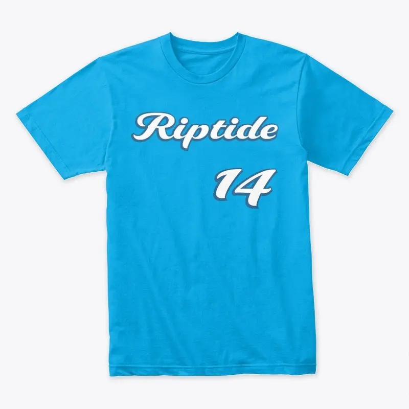 Coral Blue Riptide jersey #14